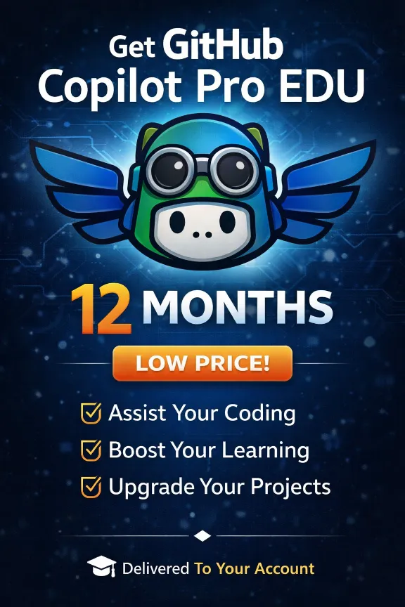 GitHub Copilot Pro 12 месяцев| На вашу электронную почту