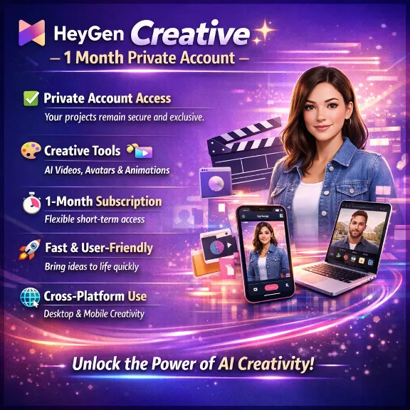 HeyGen Creator 1 month | Private Account |