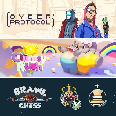 Cyber Protocol + Clumsy Rush + Brawl Chess | XBOX | For any account