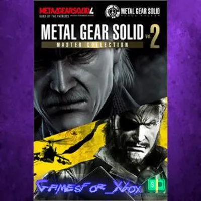 ☀️METAL GEAR SOLID MASTER COLLECTION Vol.2 XBOX