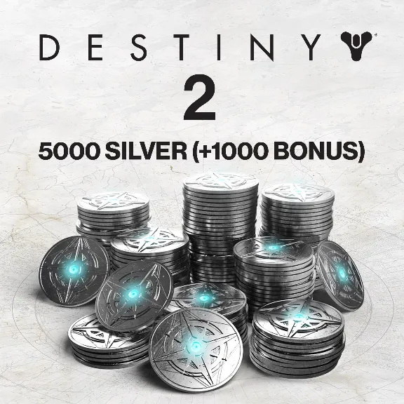 5000 (+1000 Bonus) Destiny 2 Silver (PC) | PC | For any account
