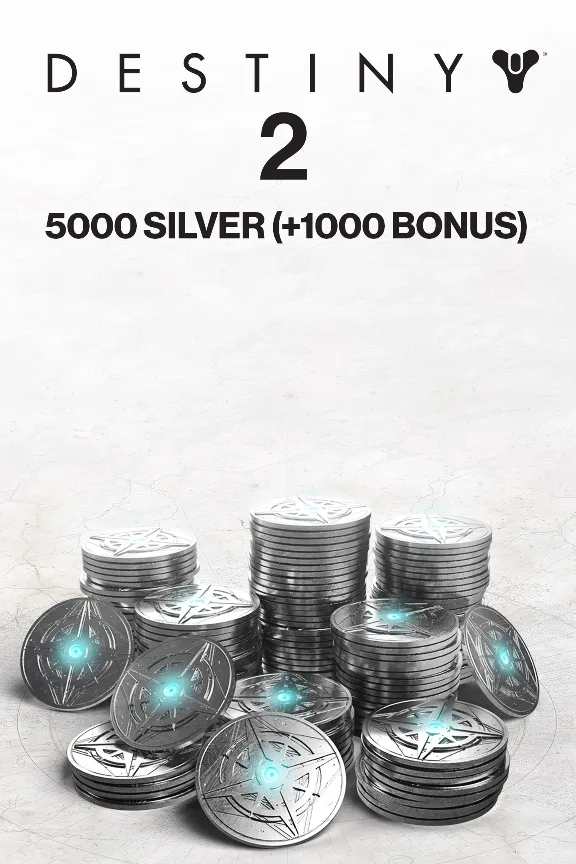 5000 (+1000 Bonus) Destiny 2 Silver (PC) | PC | For any account