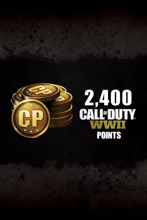 2,400 Call of Duty®: WWII Points | PC | For any account
