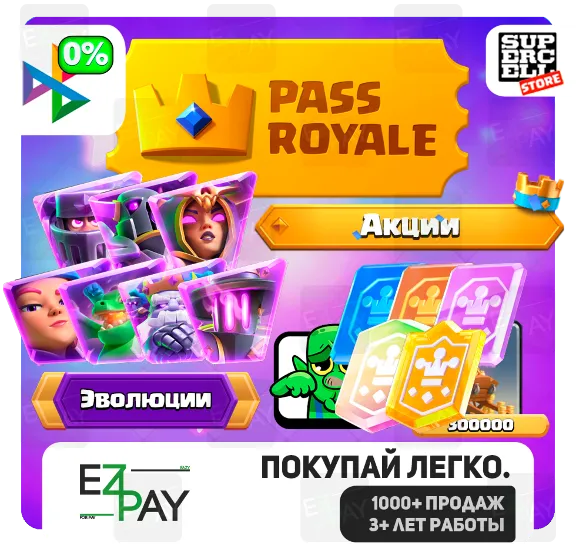 ЭВОЛЮЦИЯ КАРТ | PASS ROYALE | КАРТЫ-ДЖОКЕРА | ЛЮБЫЕ АКЦИИ | CLASH ROYALE|ЛЮБОЙ РЕГИОН