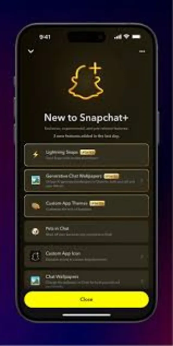 Snapchat Plus 1 & 12months Subscription via login Work globally