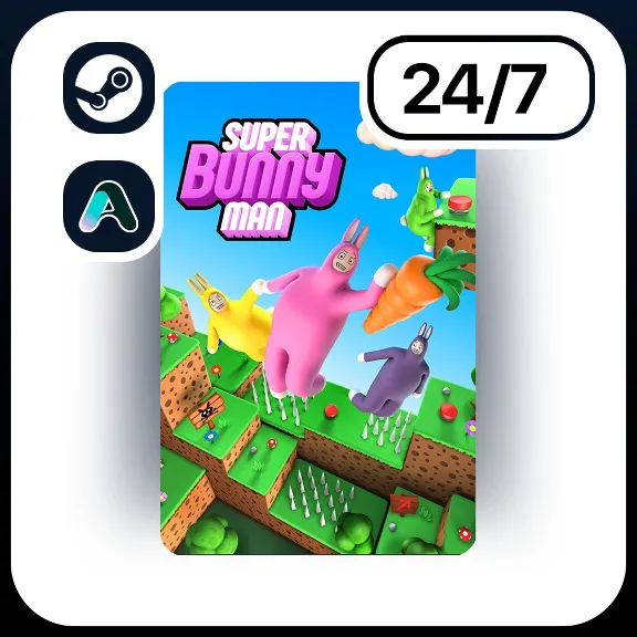 АВТО SUPER BUNNY MAN \ STEAM ПОДАРКОМ ДЛЯ KZ | RU | UA | CIS 24/7