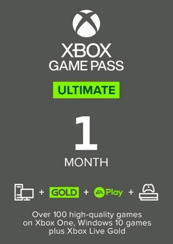 Xbox Game Pass Ultimate 1 Month – Account – Full Access – Instant Delivery