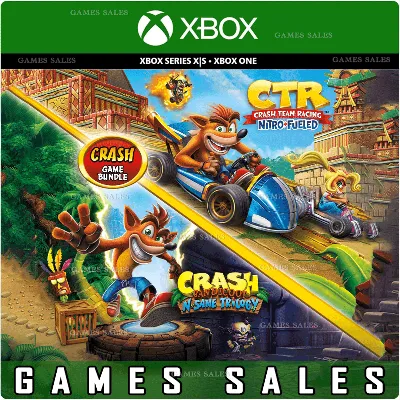 ✅❤️CRASH BANDICOOT™ BUNDLE - N. SANE TRILOGY + CTR NITRO-FUELED❤️XBOX ONE|XS🔑KEY