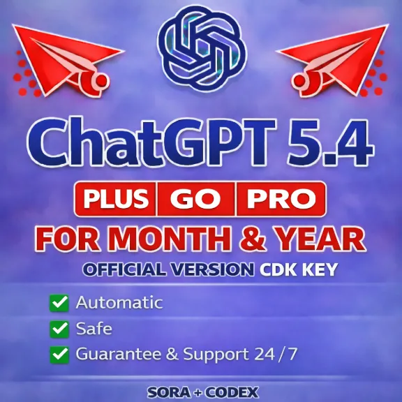 ChatGPT PLUS PRO GO SORA + CODEX КОД АКТИВАЦИИ АВТОВЫДАЧА CDK
