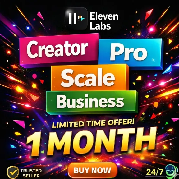 Eleven labs premium | ALL OFFICIAL PLANS  | 1 MONTH | FULL WARRANTY