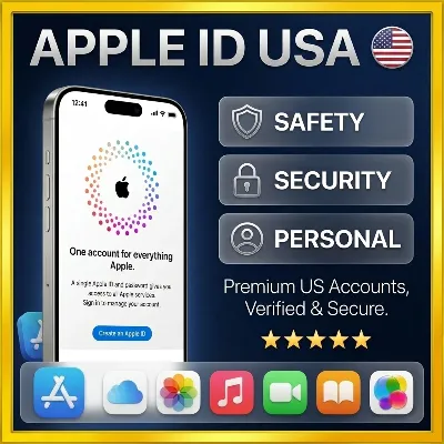 🟢 VIP APPLE ID AMERICAN (USA) FOREVER