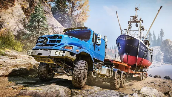 SnowRunner - Mercedes-Benz Trucks Dual Pack 1 * RU/KZ/СНГ/TR/AR * DLC * STEAM 🚀 АВТО