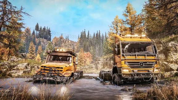 SnowRunner - Mercedes-Benz Trucks Dual Pack 1 * RU/KZ/СНГ/TR/AR * DLC * STEAM 🚀 АВТО