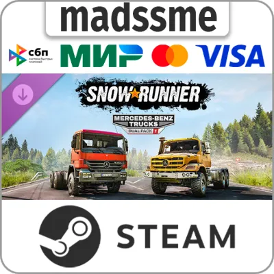 SnowRunner - Mercedes-Benz Trucks Dual Pack 1 * RU/KZ/СНГ/TR/AR * DLC * STEAM 🚀 АВТО