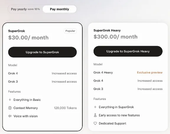 Official xAI SuperGrok/Heavy Subscription | Upgrade / Renew | Full Warranty
