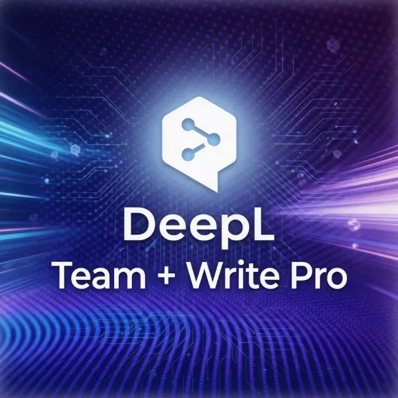 DeepL Team + Write Pro | 1 месяц | Подписка | Личный аккаунт