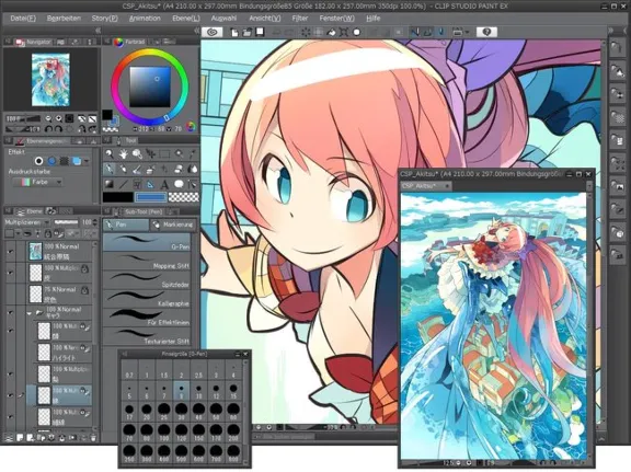 Clip Studio Paint Pro Official Subscription 1/12 Months