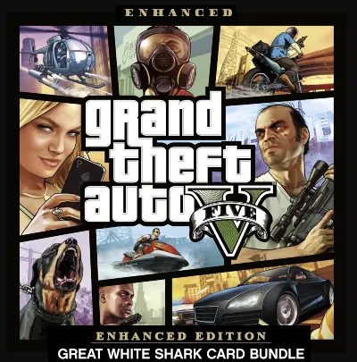 Grand Theft Auto V Enhanced & Great White Shark Card (Steam Gift Казахстан UA TR ARG