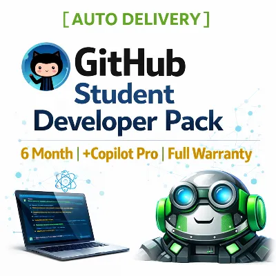 [АВТОМАТИЧЕСКАЯ ПОСТАВКА] GitHub Student Developer Pack | 6 месяцев