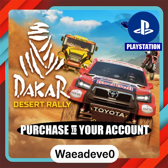 Dakar Desert Rally PS4 & PS5 – PlayStation (PSN) – Purchase in Your Account