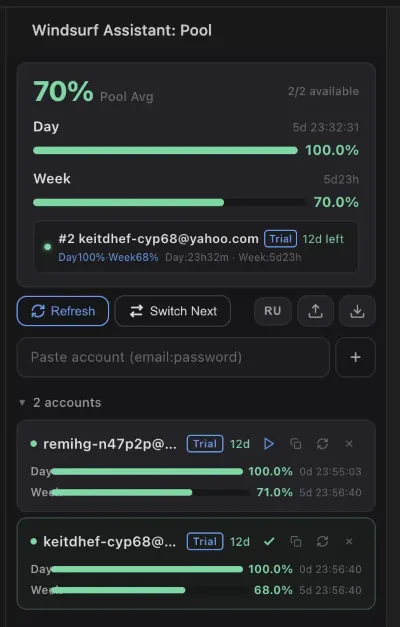 Windsurf AI Pro 25-30 Days Private Account | Opus 4.7
