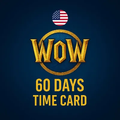 🔑WOW World of Warcraft Time Card ★60 days★ (US/NA)
