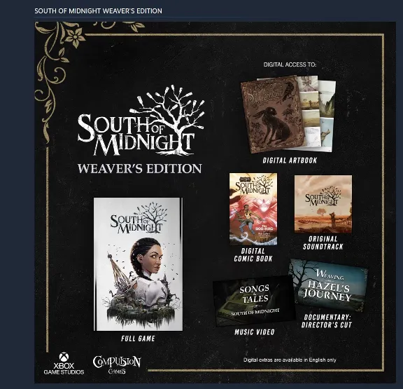 ✅ South of Midnight Weaver&acute;s Edition XBOX SERIES X|S PC Ключ 🔑