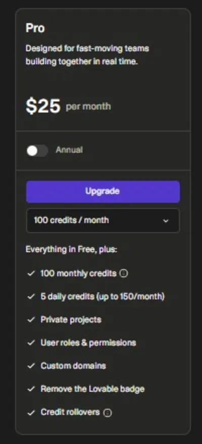 Lovable Pro (1 год) [НА ВАШУ ЭЛЕКТРОННУЮ ПОЧТУ]