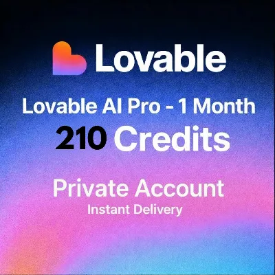 Lovable AI Pro | 210 кредитов на 1 месяц — личный аккаунт (для всех стран)