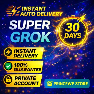 ⚡🟩 АВТОДОСТАВКА  | SUPER GROK – 30 ДНЕЙ | ЛИЧНЫЙ АККАУНТ