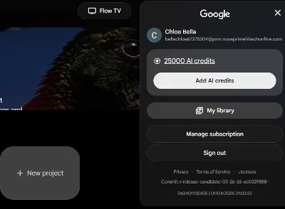 Gemini AI Ultra-Veo3 + Flow 25K crédits - 1 Month Private Account