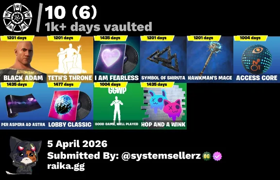 FORTNITE ACC | 274 скина |  EMAIL CHANGEABLE [ВСЕ ПЛАТФОРМЫ]  2500 VBUCKS