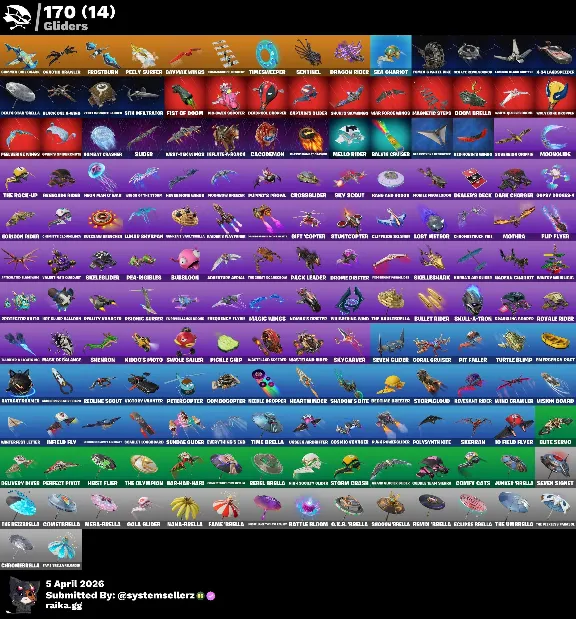 FORTNITE ACC | 274 скина |  EMAIL CHANGEABLE [ВСЕ ПЛАТФОРМЫ]  2500 VBUCKS