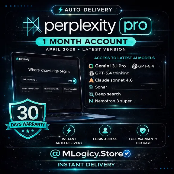 🧠 Perplexity AI Pro (1 Month) Account – Auto Delivery ⚡ | shared +30 Days Warranty