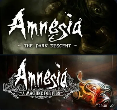 Amnesia: The Dark Descent + Amnesia: A Machine for Pigs✅Region free🌍❗Steam Key🔑⚡🚀