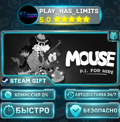 🎁MOUSE: P.I. For Hire *RU/BY/UA/СНГ Steam Auto