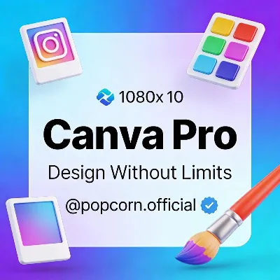 Canva Pro Subscription (1–6 Months) | Premium Design Access  | Instant Delivery