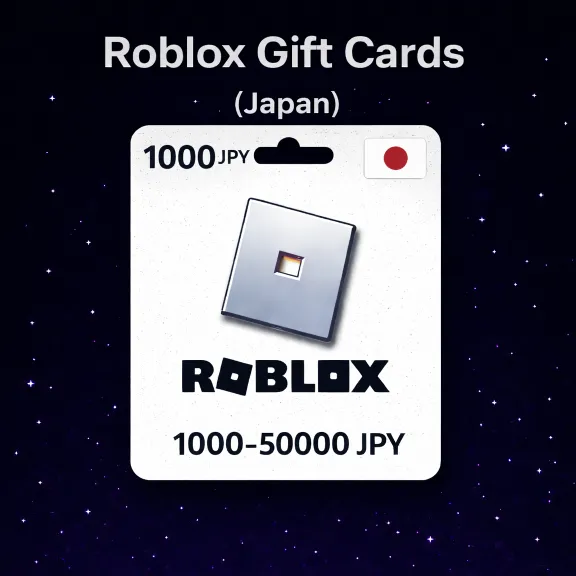 Roblox Gift Cards (Japan) 1000–50000 JPY | Top-Up Codes