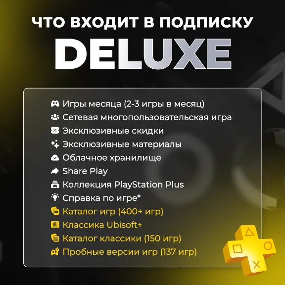 🔴 PS PLUS ESSENTIAL EXTRA DELUXE 1-12 🔴 ТУРЦИЯ / УКРАИНА