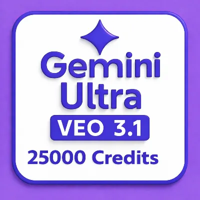 Gemini AI Ultra бизнеса | Veo 3.1 | Flow 25K | Gemini Pro | Whisk | Nano Banana Pro