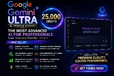 Google Gemini Ai Ultra Veo 3.1 | 25k Credits | Private Account |  10 day