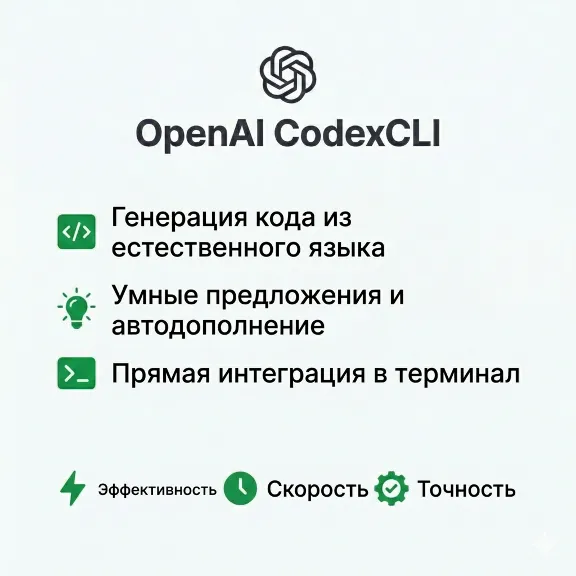 ChatGPT 5.5 - API CodexCLI / Codex CLIпо СУПЕР НИЗКОЙ ЦЕНЕ