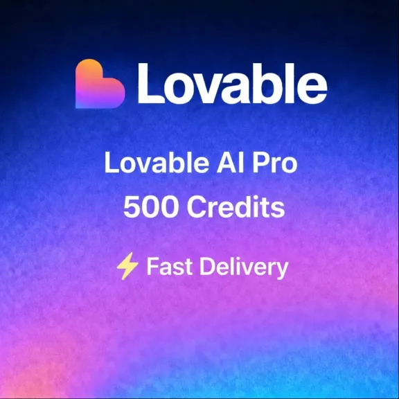Lovable AI Pro | 500 Credits | Fast Delivery