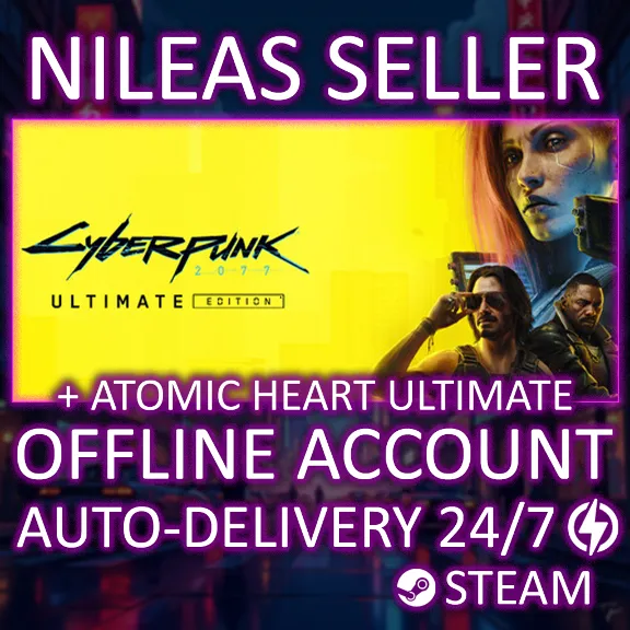 Cyberpunk 2077: Ultimate Edition + Atomic Heart Ultimate Edition | Steam | Offline