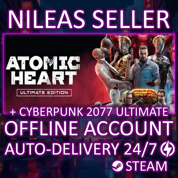 Cyberpunk 2077: Ultimate Edition + Atomic Heart Ultimate Edition | Steam | Offline