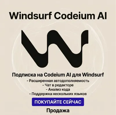 Windsurf Codeium AI Subscription Service | Global Activation | Full Warranty