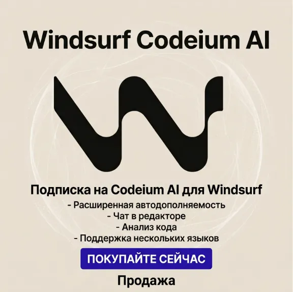 Windsurf Codeium AI Subscription Service | Global Activation | Full Warranty