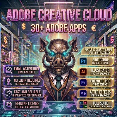 [Individual Subscription] Adobe Creative Cloud Pro (Not a Team Access) | Full Private