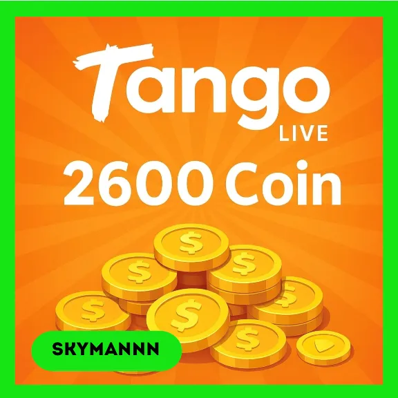 TANGO LIVE | 2600 Tango Live Coins KEY ANY REGION