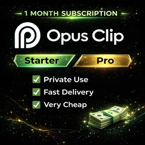 OpusClip | Starter / Pro Subscription 1 month
